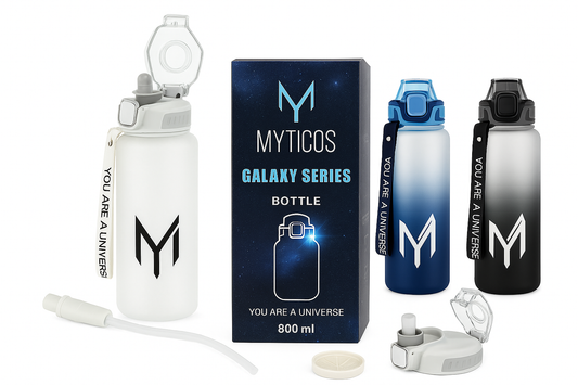 Myticos®️ Water Bottle - 800 ml - BLACK