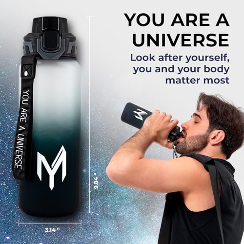 Myticos®️ Water Bottle - 800 ml - BLACK