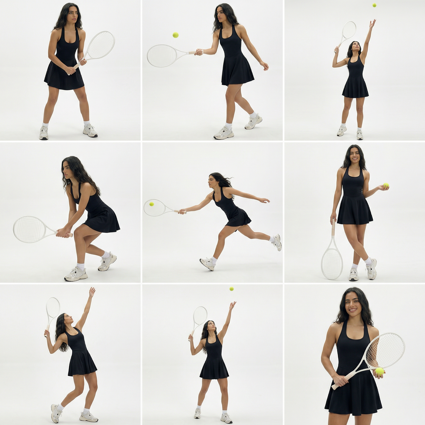 Paddle Ballerina Backless Halter  Dress