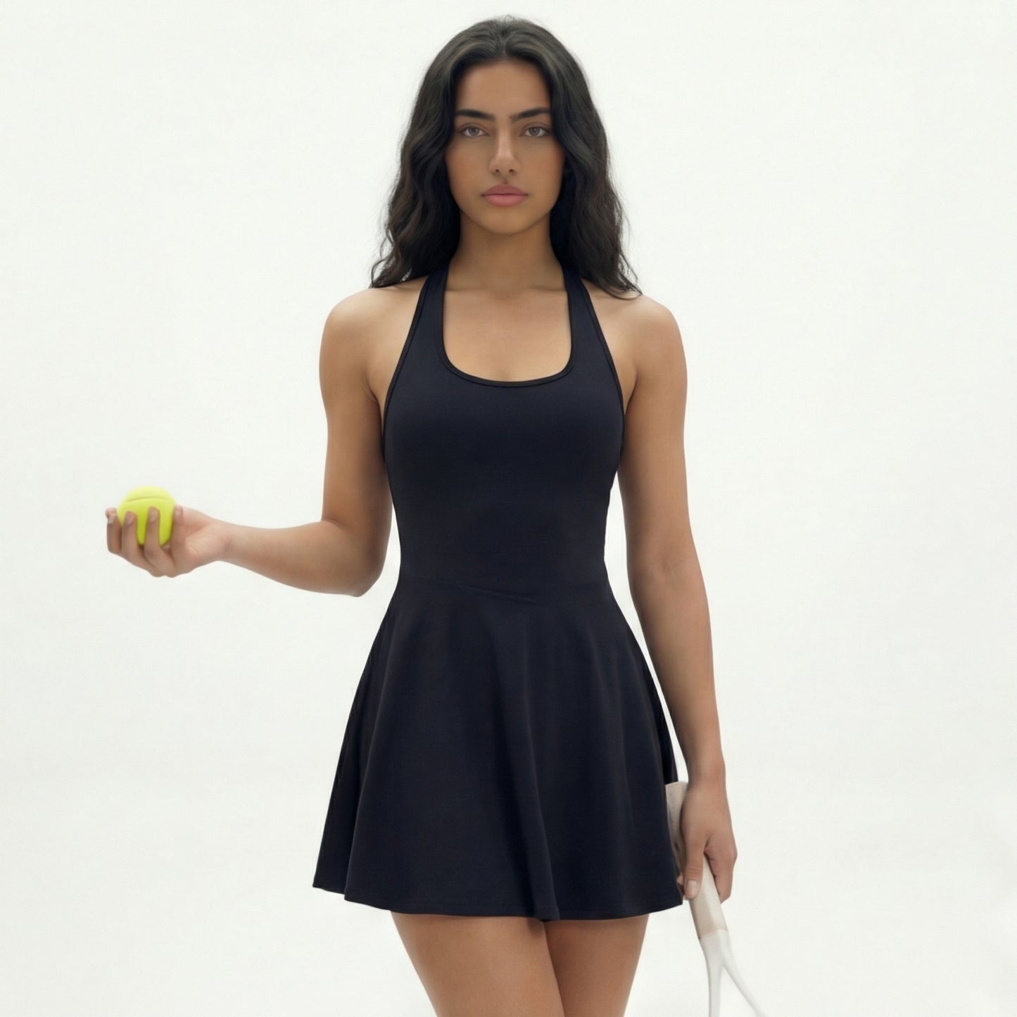 Paddle Ballerina Backless Halter  Dress