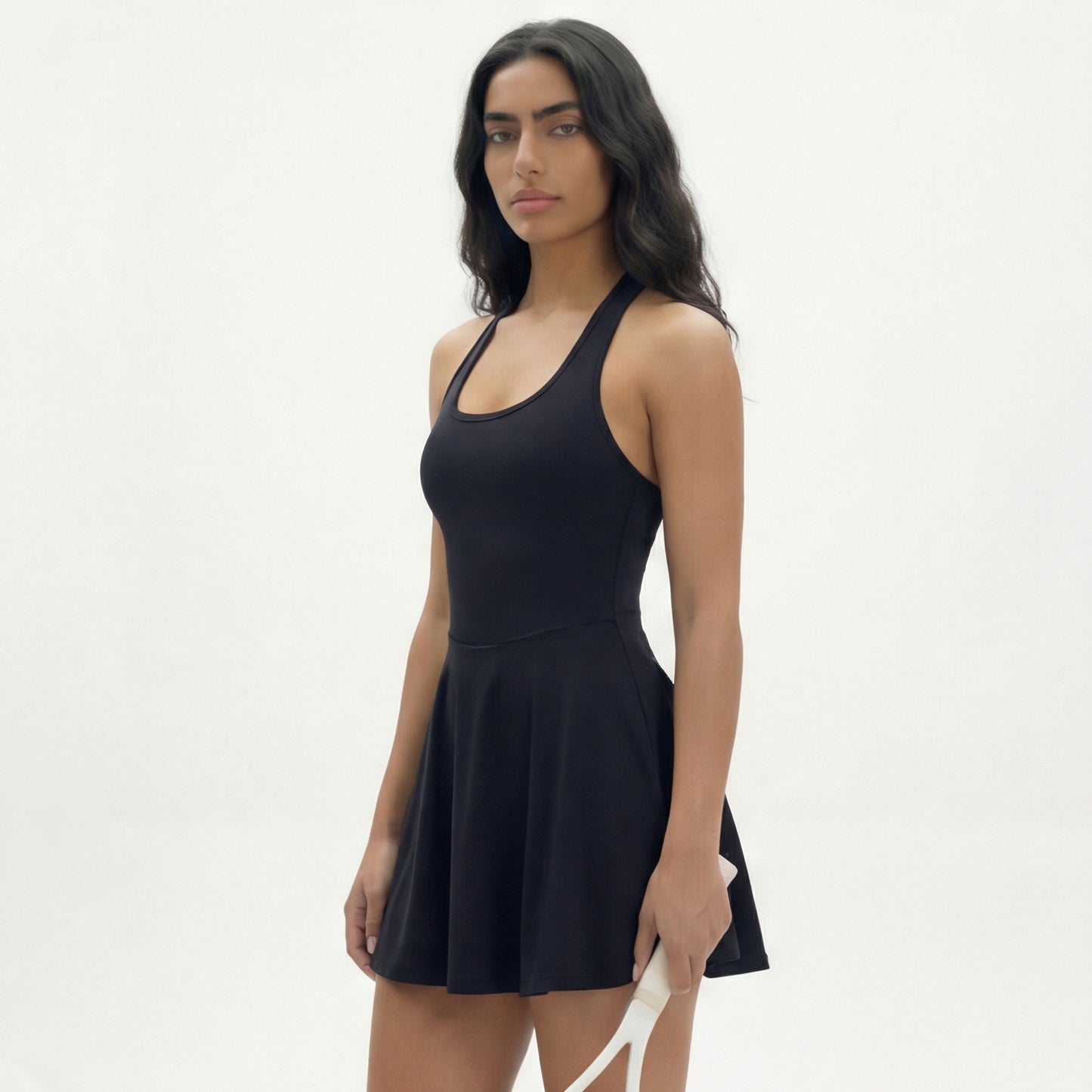 Paddle Ballerina Backless Halter  Dress