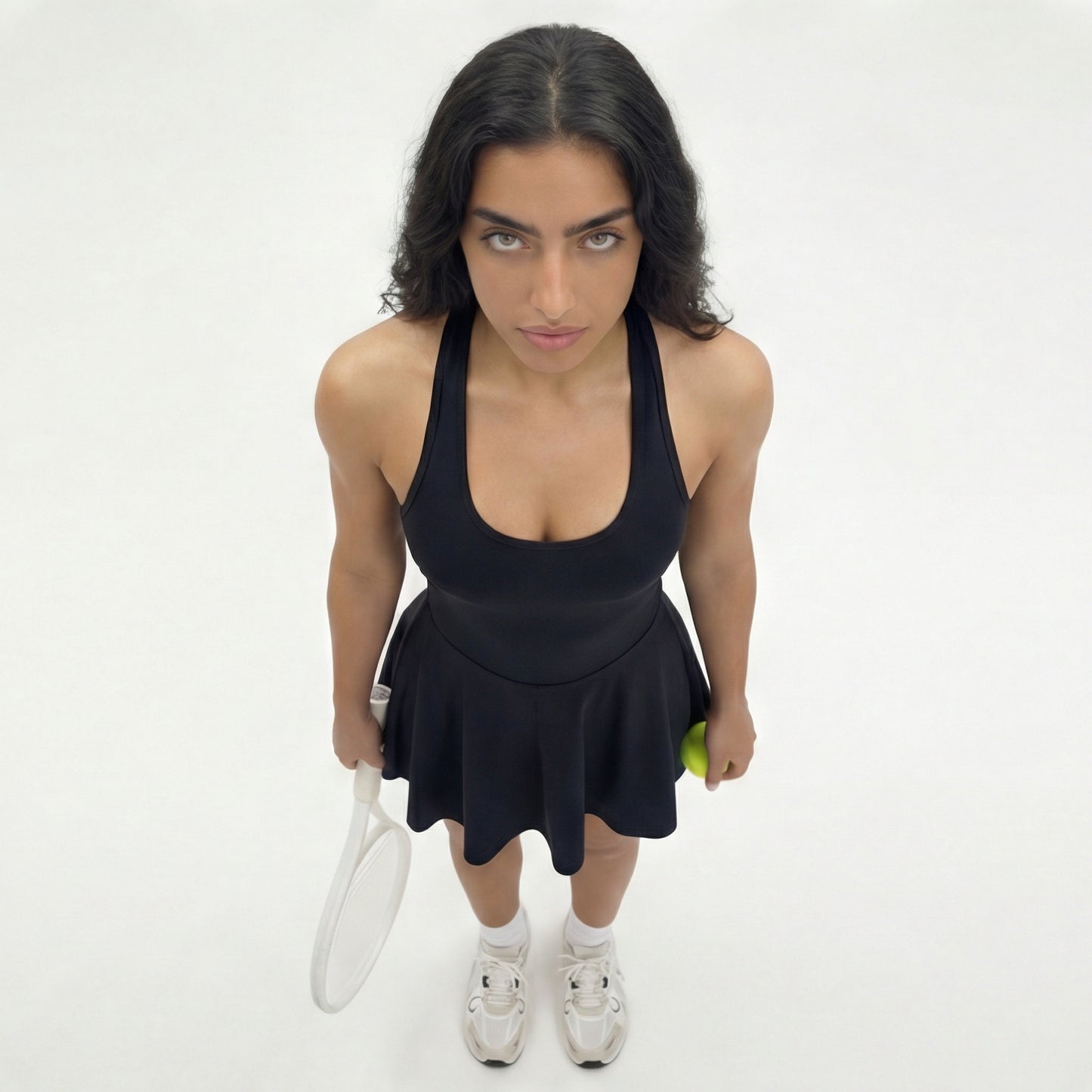 Paddle Ballerina Backless Halter  Dress