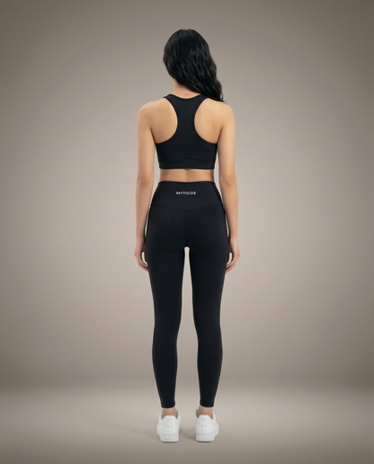 Myticos black leggings back MYTICOS waistband