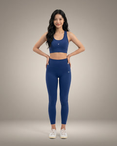 Blue leggings