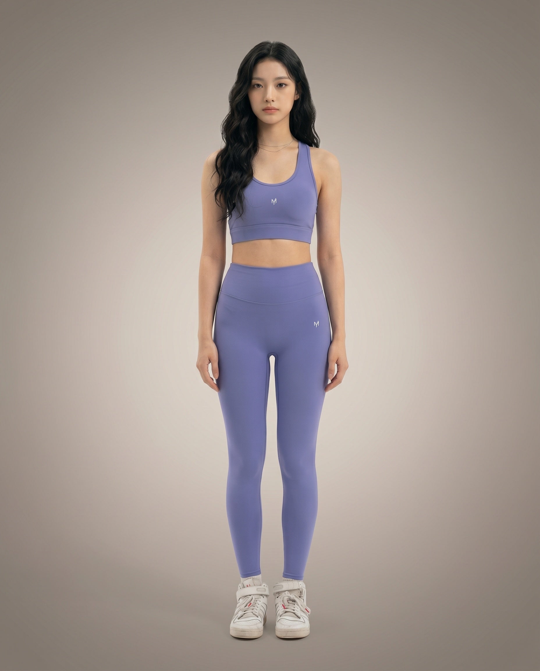 Myticos lavender leggings front view