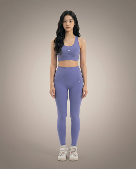 Myticos lavender leggings front view