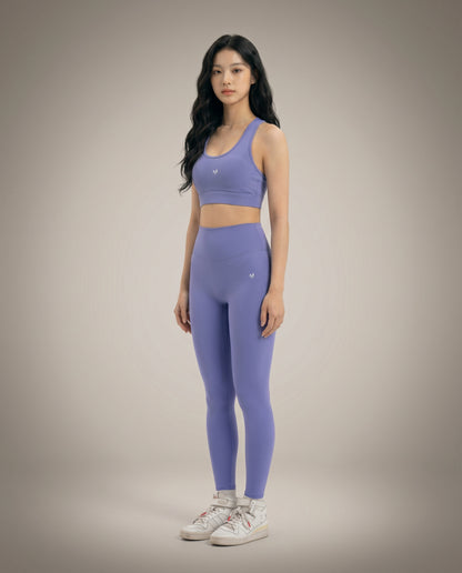 Myticos lavender leggings three quarter view