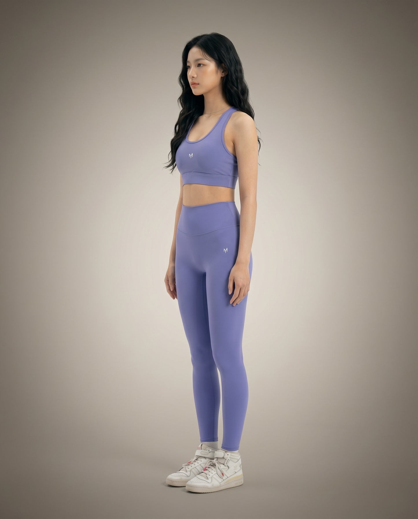 Myticos lavender leggings side view
